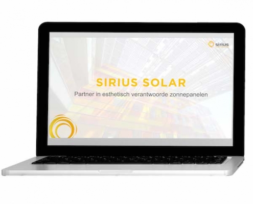 Bedrijfspresentatie Sirius Solar door MODEO
